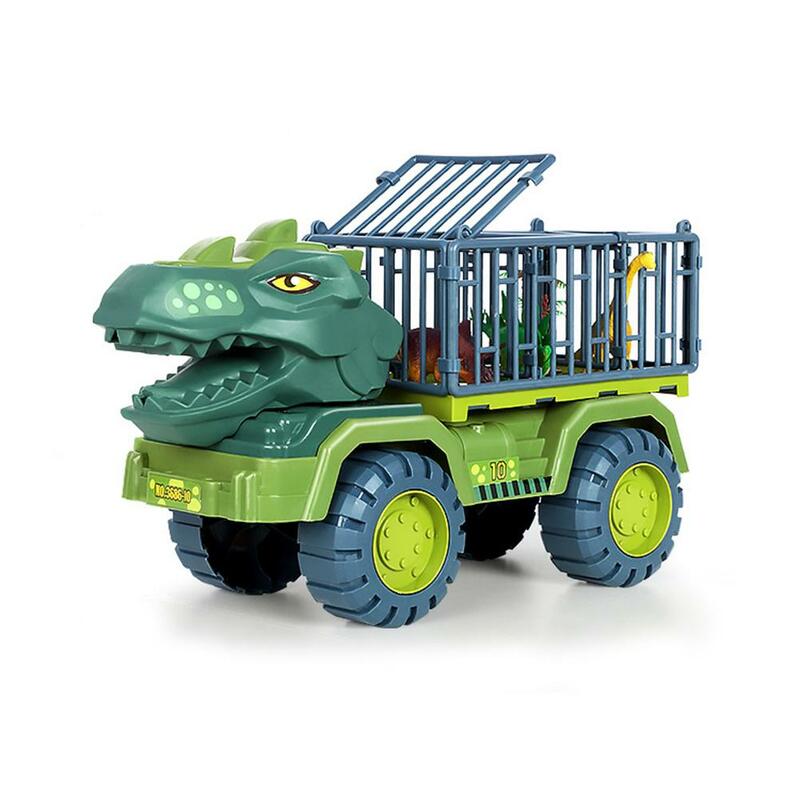 ديناصور سيارة النقل للأطفال ، مركبة الهندسة ، الناقل ، شاحنة لعبة ، هدايا عيد ميلاد ، الديناصورات اللعب ، O5X9