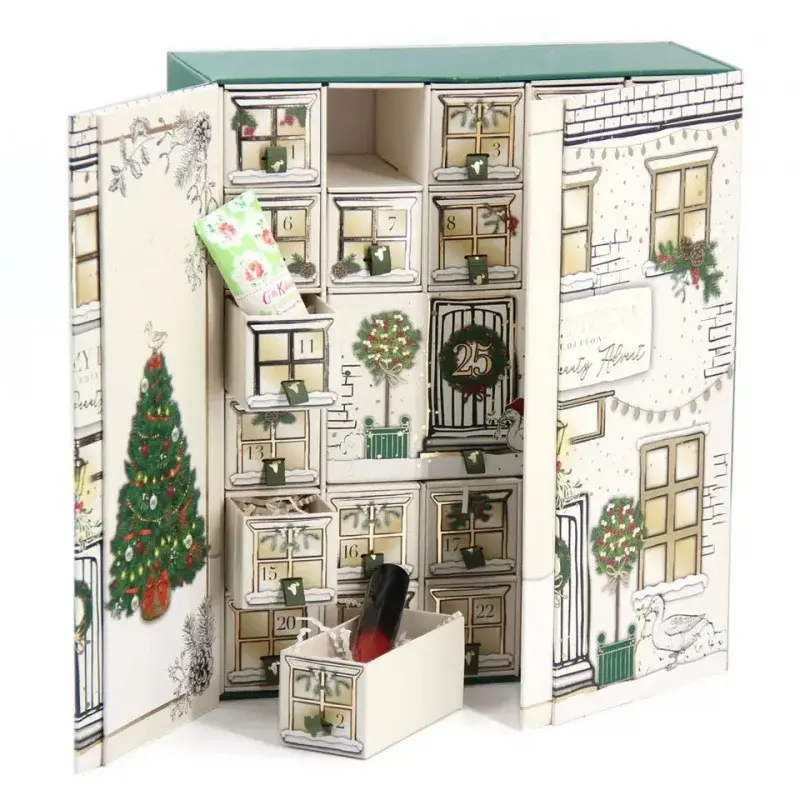 Customized productPrinted Design Drawer Cardboard Packaging Custom Advent Calendar Box