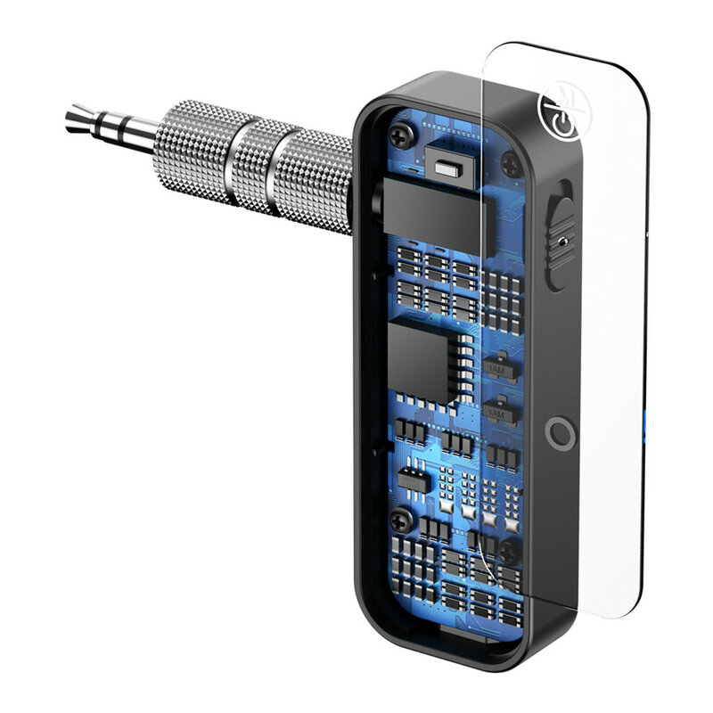 Bluetooth 5.0 odbiornik nadajnik 2 w 1 C28 Adapter bezprzewodowy 3.5mm Jack do samochodu muzyka odbiornik Audio słuchawki Aux zestaw głośników
