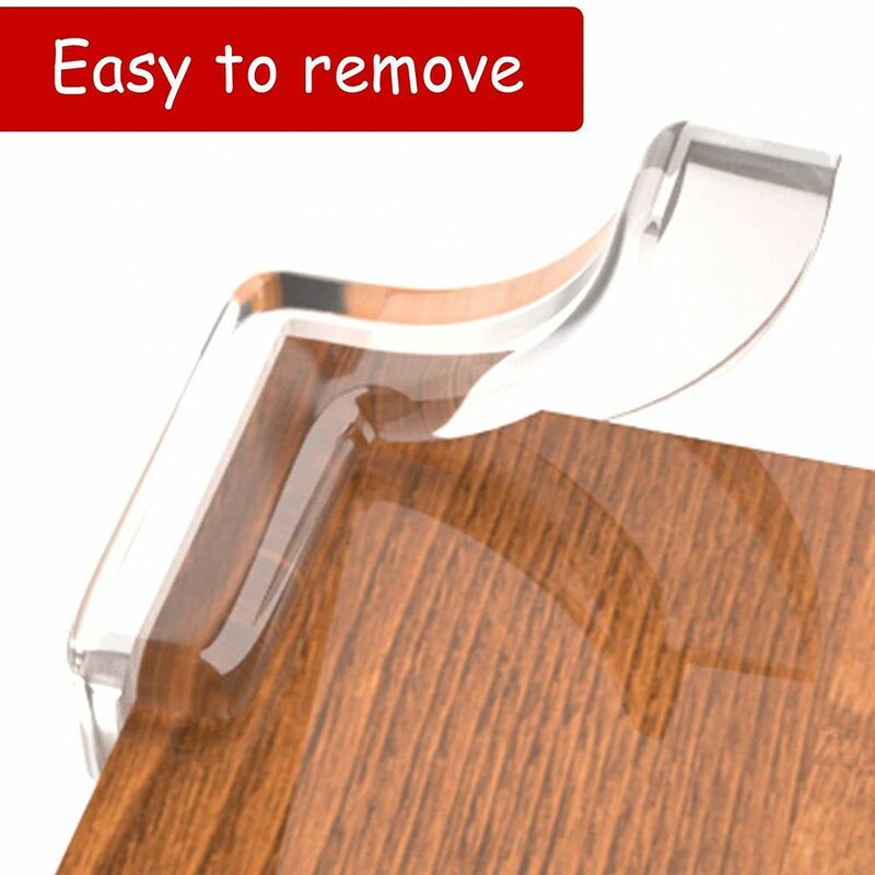 Self Adhesive Transparent Table Edge Guard Furniture Corner Protector Strip Kids Collision Proof Soft Bumper