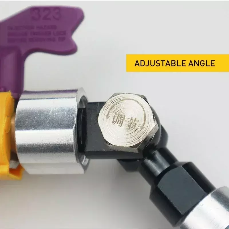 Rechte Slangdraaibare Spray 3 In 1 Airless Verf Sproeier Joint Adapter Nozzle 7/8 ''F-7/8 ''M Met Airbrush Tip En Spuitpistool Stoel