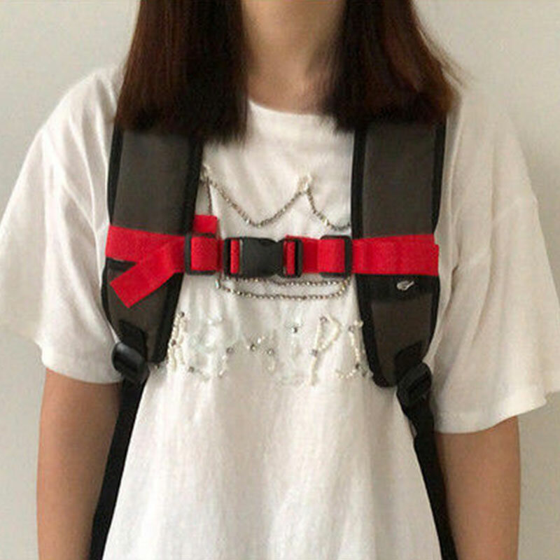 1pc Adult Children Backpack Chest Bag Strap Harness Adjustable Shoulder Strap Fixed Belt Non-slip Pull Belt Bag Chest Strap