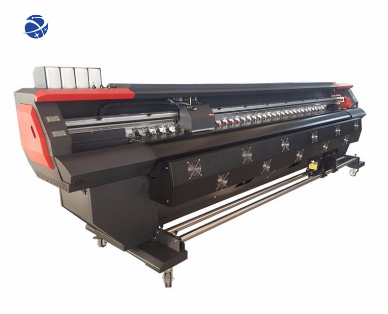 Yun Yi Digital Eco impressora solvente, de impressão para impressora jato de tinta, Sino Crystaljet, Q3-320, Dx5, Dx7, 3,2 m