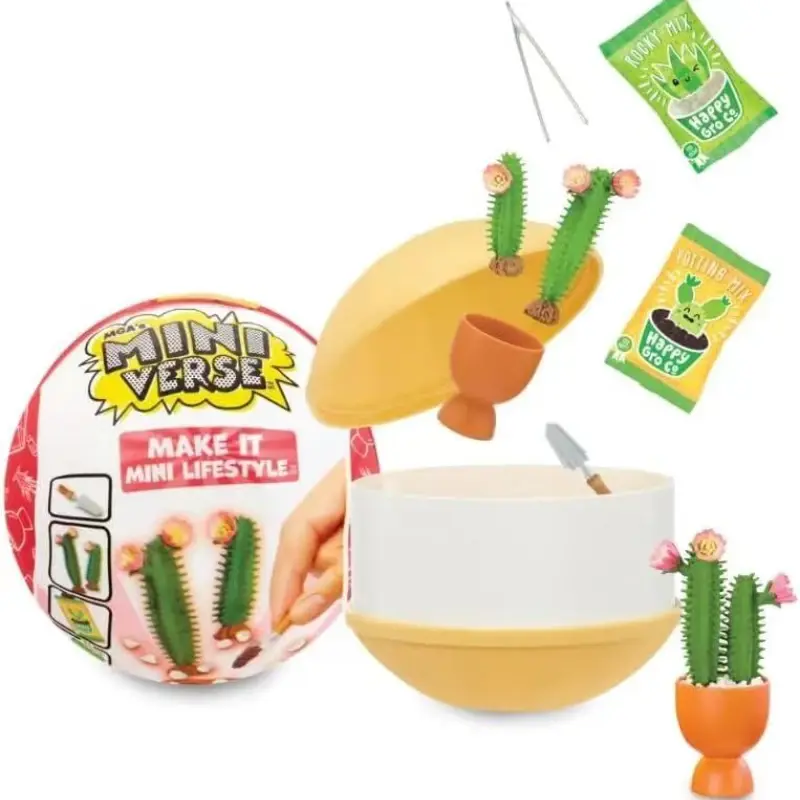 Mainan miniatur makanan dan bermain, Model Mini Dekorasi kehidupan rumah hobi tokoh aksi hadiah liburan untuk anak-anak