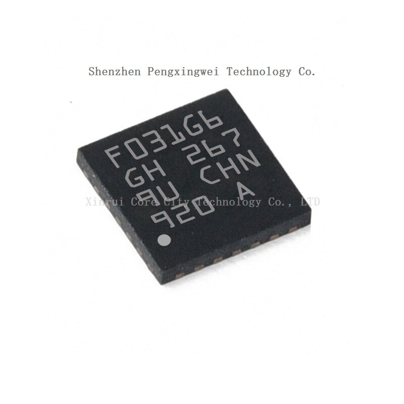 Microcontrolador de STM STM32, STM32F, STM32F031, G6U6, STM32F031G6U6, UFQFPN-28, MCU, MPU, SOC, 100% original, novo, no estoque