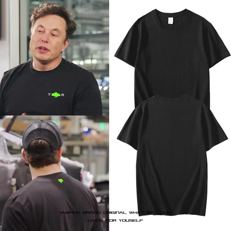 Koszulka w stylu Costome Fit Tesla
