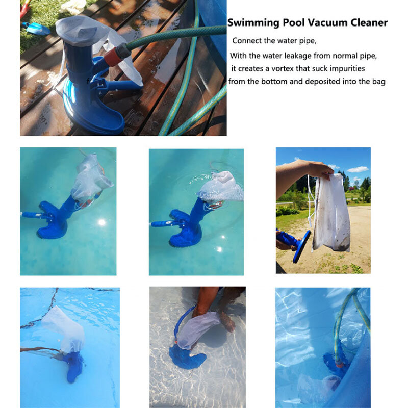 Swimming Pool Vacuum Cleaner Cleaning Disinfect Tool Suction Head Pond Fountain Spa Vacuum Cleaner Brush without Handle Eu/Us