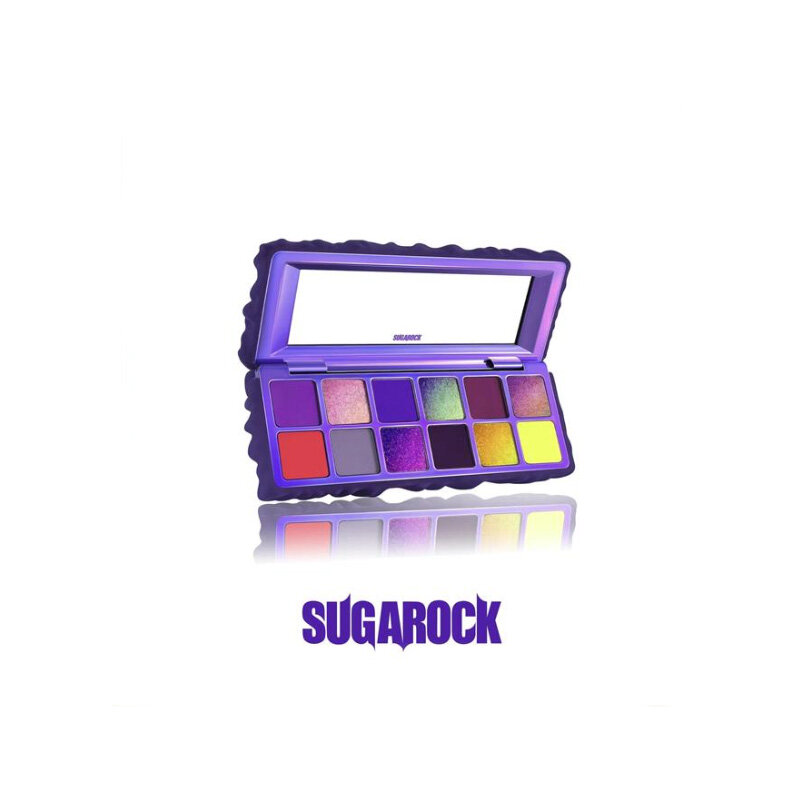 Paleta Sugarock-Sombra Matte, Shimmer Cosmetics, 12 cores