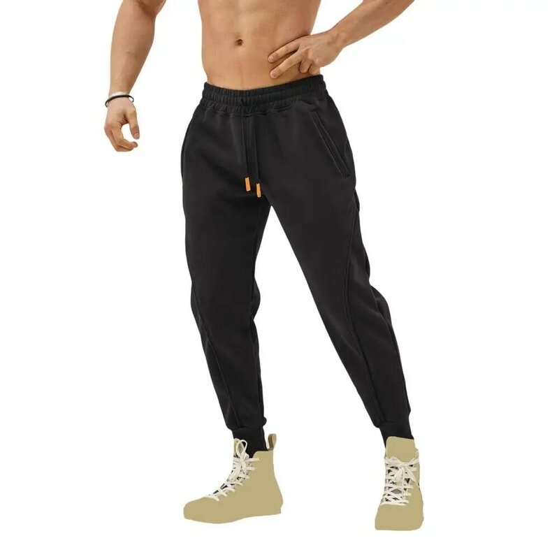 Новинка 2024, мужские длинные брюки для бега на осень и зиму, мужские повседневные Мягкие спортивные брюки, штаны для бега, 7 цветов