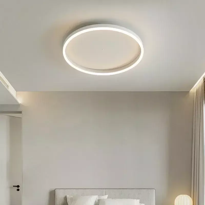Lámpara de techo Led Circular moderna, luz regulable para sala de estar, balcón, guardería, dormitorio, decoración del hogar, accesorio de brillo interior