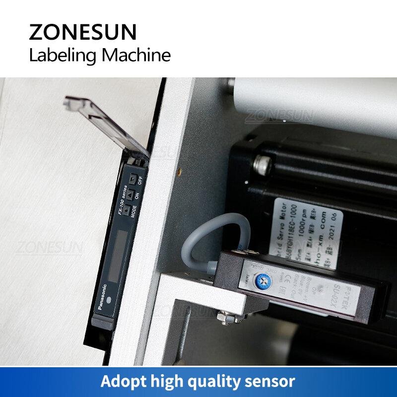 ZONESUN – Machine à étiqueter les produits cosmétiques à Surface plane, boîte de cartes, Carton, livre, applicateur d'étiquettes alimentaires pour la Production, ZS-TB170