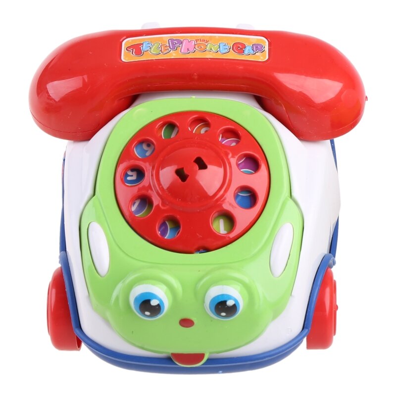 Mainan Telepon Musik Interaktif Telepon Kartun Interaktif Bayi Hadiah Listrik Anak Dropship