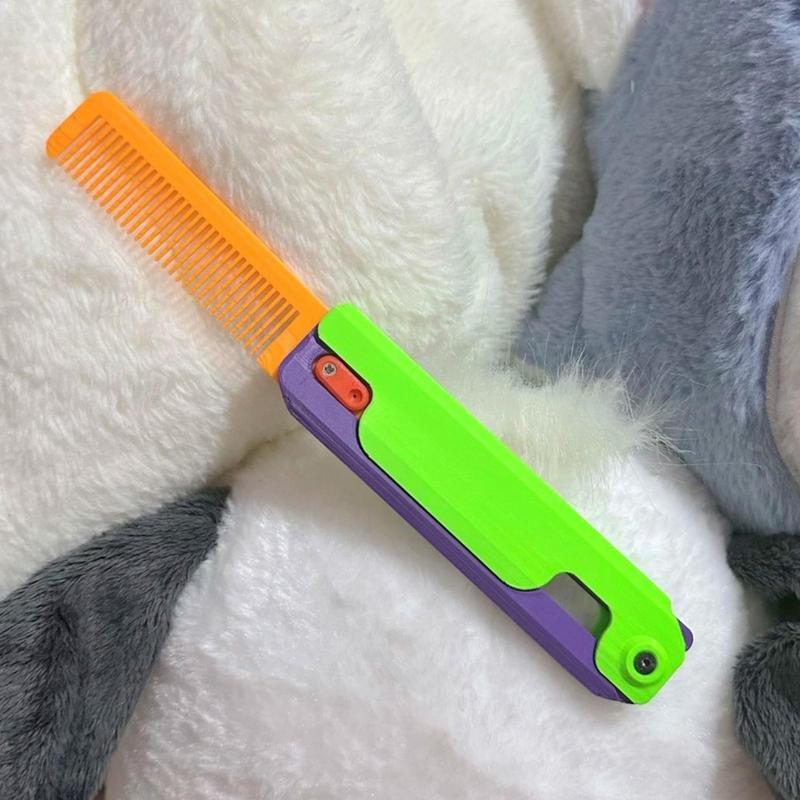 Fidget Creative Comb 3D Gravity Comb Funny Carrot Comb Grooming Tools Decompressions Toy For Adults Kids Pressure-relief Combs