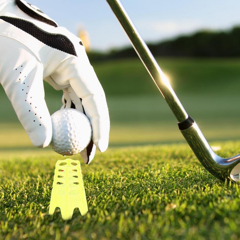 Golf Indoor Tees 10 Peças Reutilizáveis Golf Tees Para Simulator Outdoor Golf Training Tees Para Quintal Lawn Prática Tribunal Golf Mat