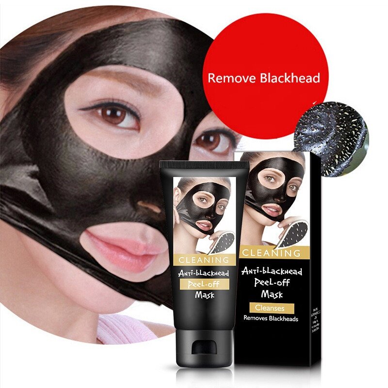 활성화 된 BambooSkincare 얼굴 및 코 딥 클렌징 숯 껍질 벗기기 베스트 리무버 블랙 헤드 마스크 스킨 케어 화장품
