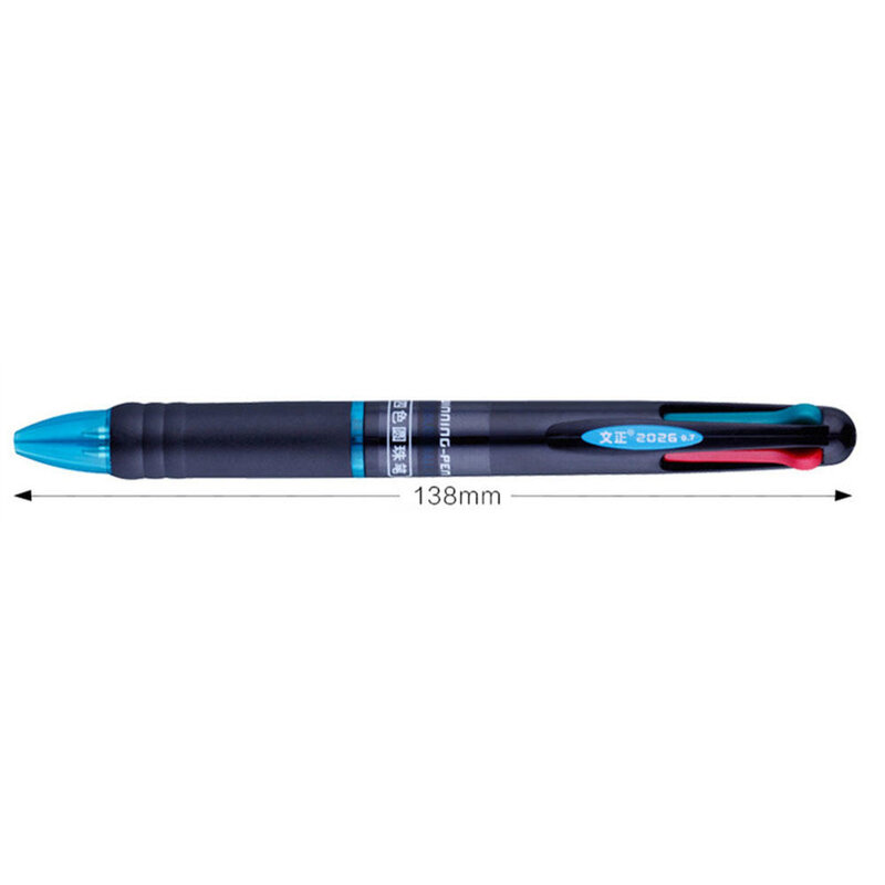 4 في 1 متعدد الألوان القلم الإبداعية قلم حبر جاف ملون قابل للسحب أقلام الرسم حساب اليد الكتابة القلم ماركر 0.7 مللي متر