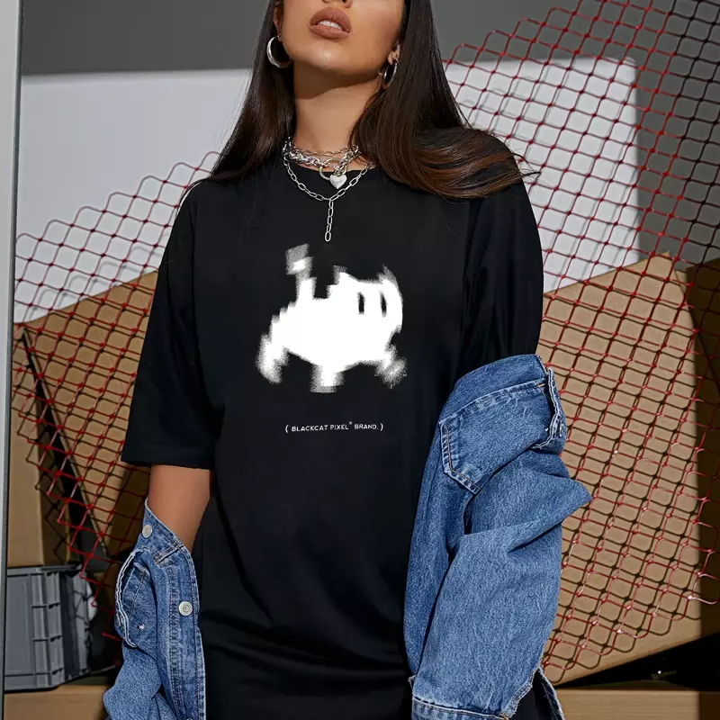 여성 캐주얼 하라주쿠 고딕 O넥 티셔츠, 심미적 프린트 반팔, 기본 스트리트웨어 상의, Y2k, 여름 의류