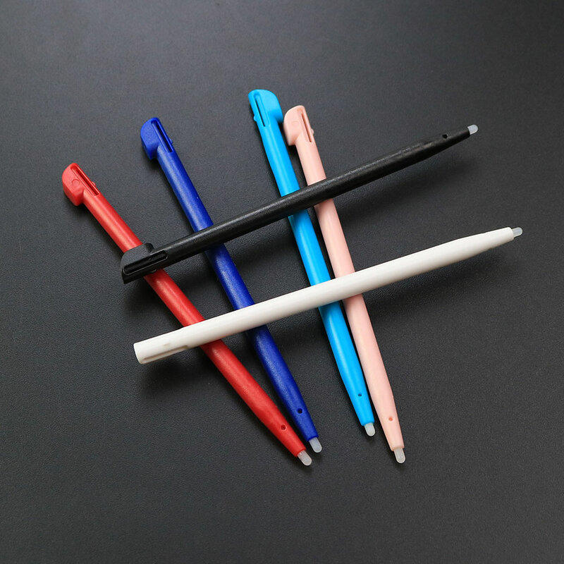 JCD 6 kolorów plastikowy długopis z rysikiem ekran konsoli do gier pióro dotykowe do 2DS Tactil akcesoria do konsoli do gier