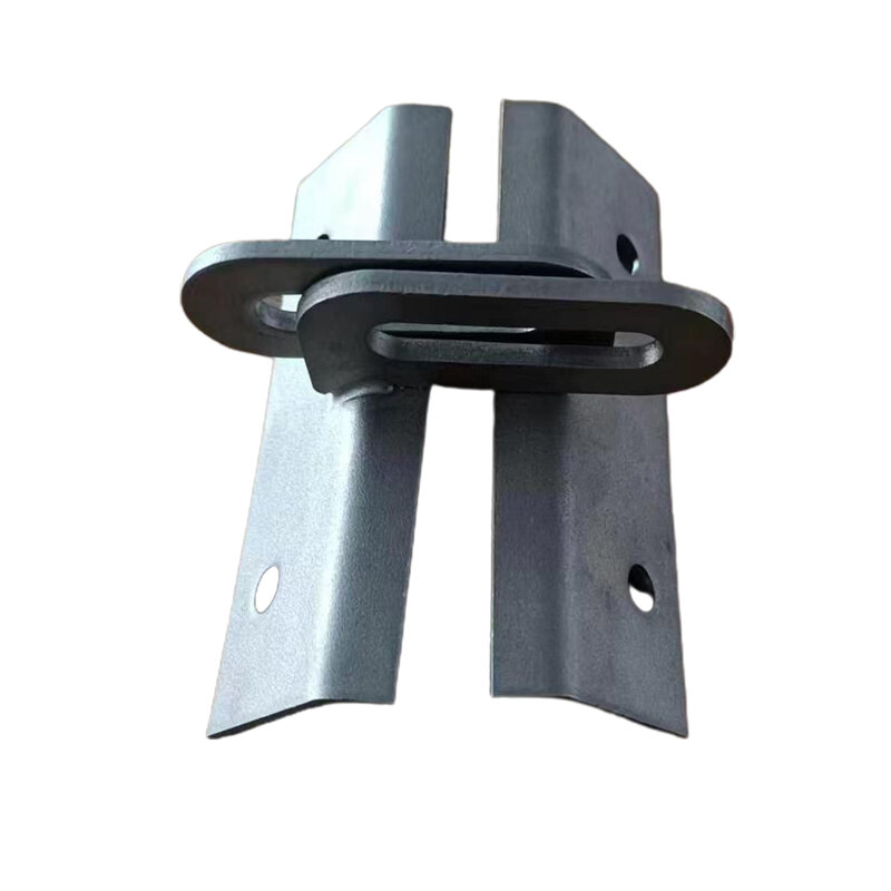 2 buah penjepit dapat disesuaikan lembar trapesium pemegang logam Vario A2 dengan benang sudut 4 sekrup lembaran tipis 6.0x25 Nut Lock mur gigi M10