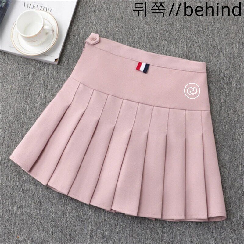 Falda plisada de cintura media para mujer, minifalda de Golf, antiexposición, deportiva, elegante