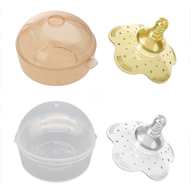Silicone Nipple Protectors Breast Milk Feeding Mothers Nipple Breastfeeding Milk Extractor Cover for Protection Cover