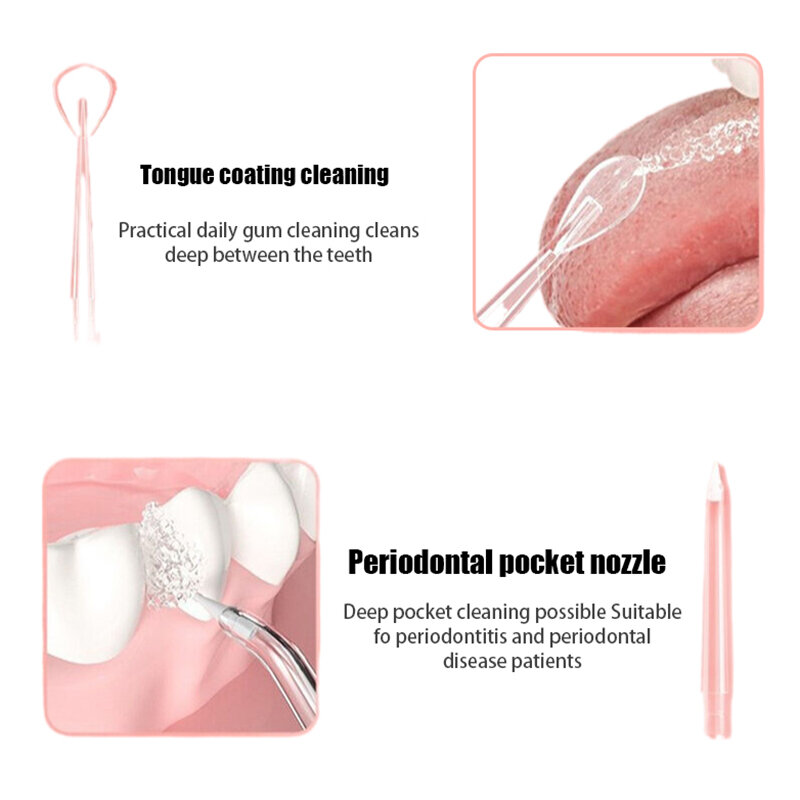 4 pz/set ugelli dentali orali sostituibili per irrigatore orale Flosser per collutorio a getto d'acqua dentale
