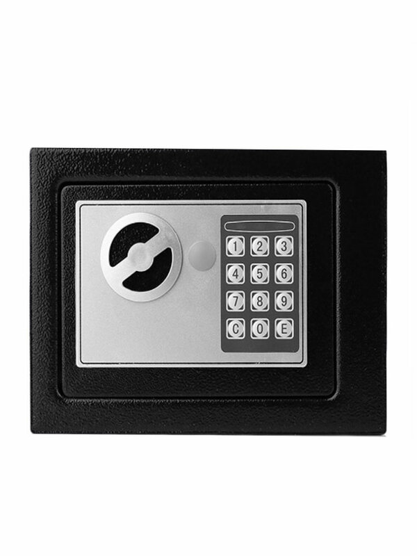 Kotak keselamatan uang Digital pistol elektronik kunci aman tahan api keselamatan untuk rumah kotak kuat uang tunai kecil penyimpanan dapat dikunci