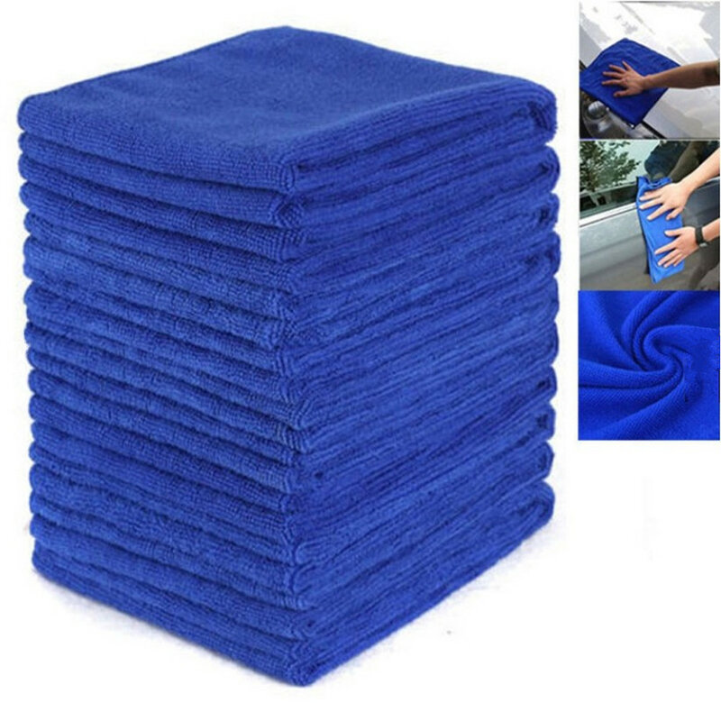 ผ้าขนหนูไมโครไฟเบอร์ขนาด30*30ซม. ผ้าเช็ดทำความสะอาดบ้านผ้าขนหนูล้างรถใช้ในการอบแห้งใช้ในบ้านผ้าขัดรายละเอียดอัตโนมัติ