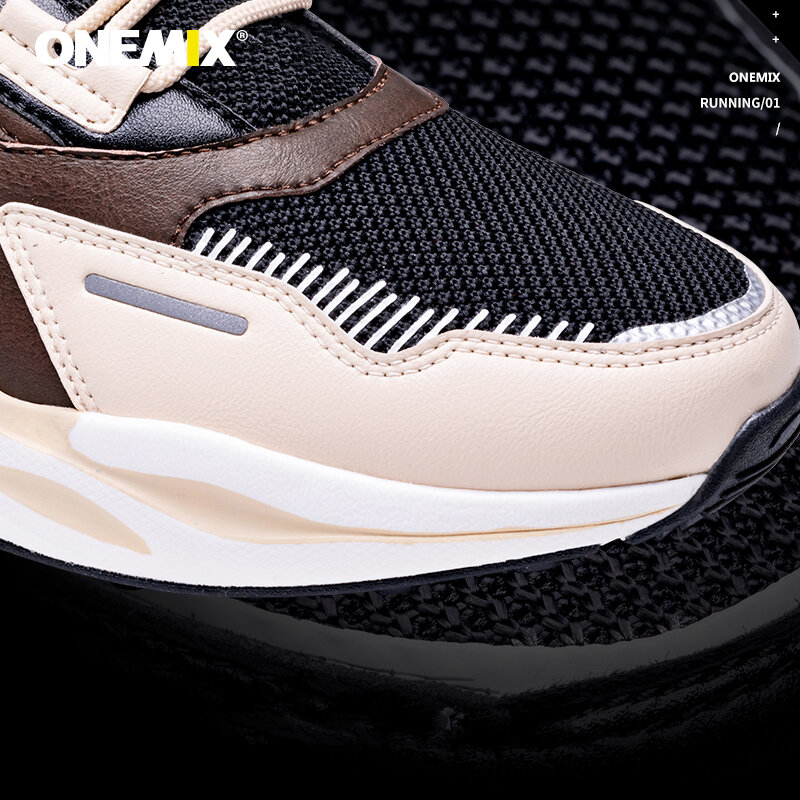 ONEMIX Retro buty do biegania męskie duże rozmiary trampki dzikie wygodne obuwie codzienne podróże na świeżym powietrzu Harajuk Walking buty do biegania