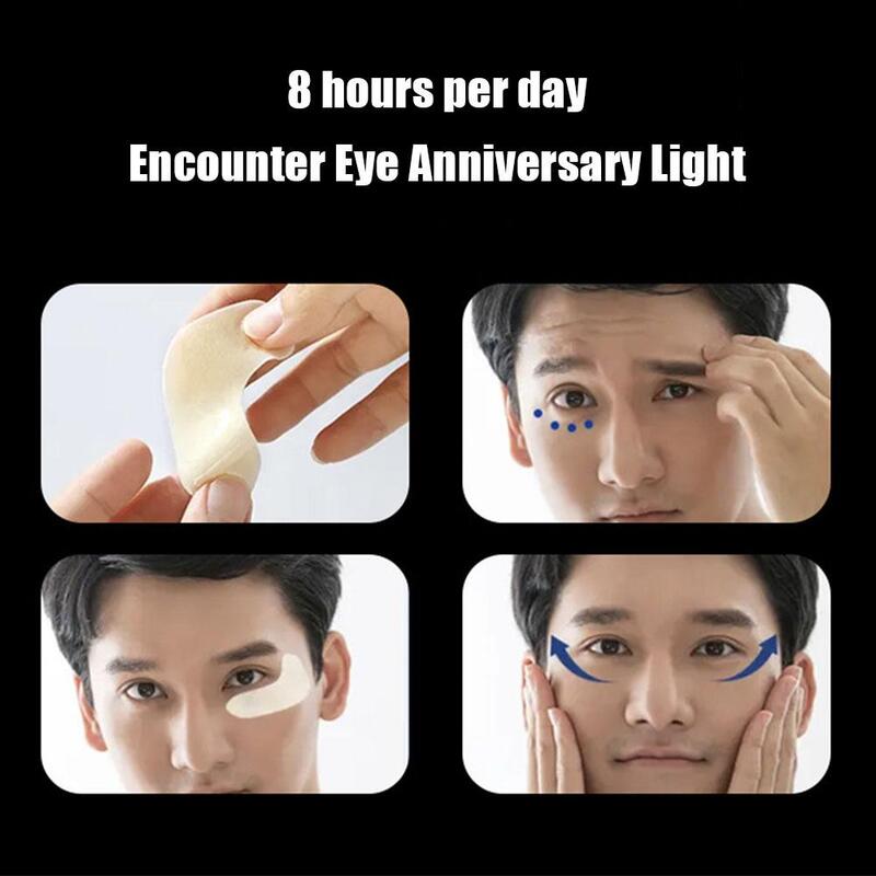 5 pasang/kotak penutup mata, bantalan Gel bawah mata mengurangi lingkaran hitam, kantung mata bengkak, perawatan kulit untuk pria U1X4