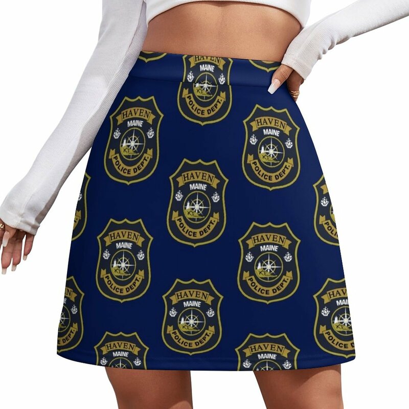 Hafen Polizei Abteilung Minirock Damen Röcke Shorts Outfit koreanischen Stil