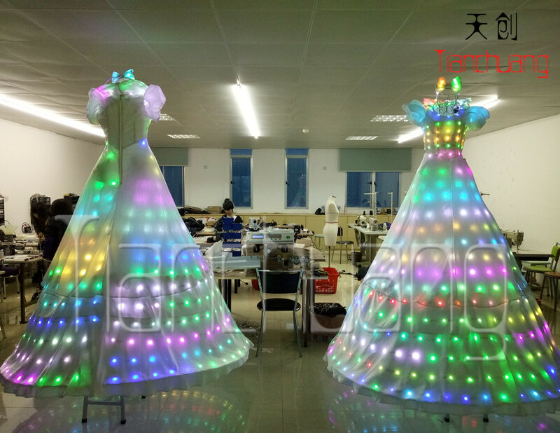 Costume de robot à LED avec échasses lumineuses, vêtements pour hommes, spectacle prudent, olympiques de phtalmen, robe de danse de salon
