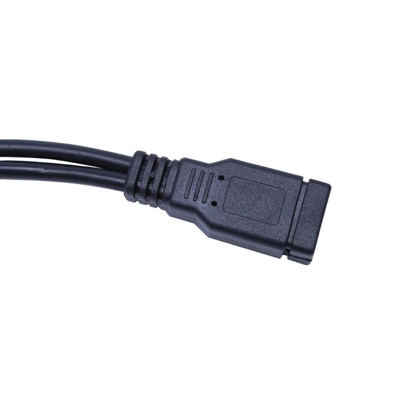Kabel Ekstender USB 2.0 16FB USB 2.0 Betina Jantan untuk Data Daya Ekstra Y Splitter
