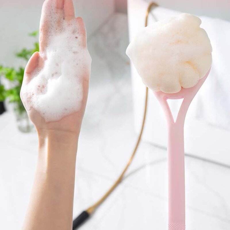 Body Scrubber Long Handle Bath Brush Exfoliating Shower Skin Cleaning Tools Shower Exfoliating Accessories Skin Massager