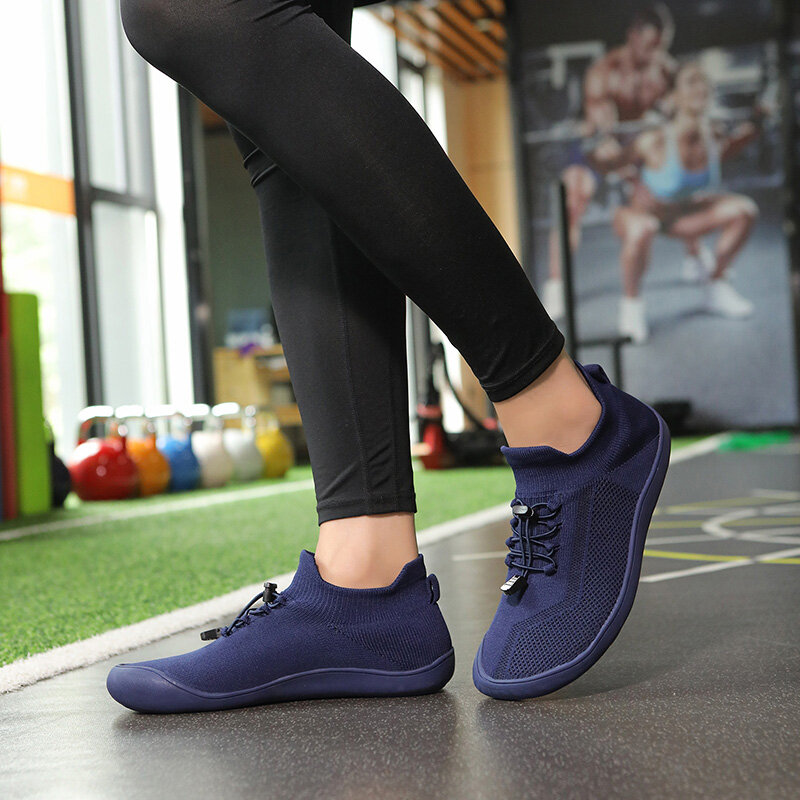 Босоножки унисекс, дышащие кроссовки с широким носком, для прогулок и занятий в спортзале, Минималистичная обувь для бега