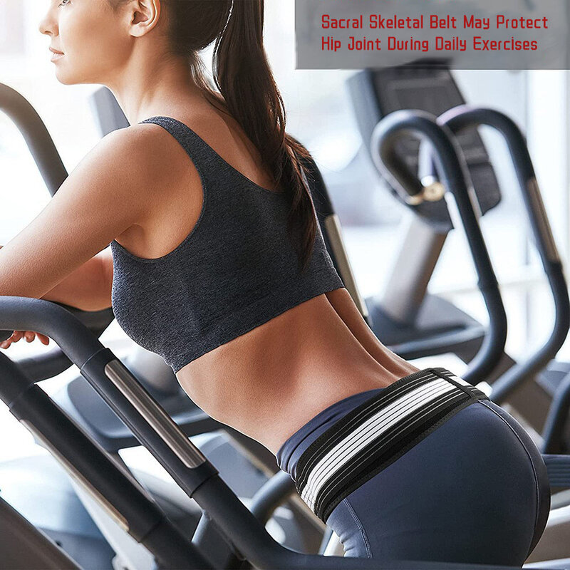 Postpartum Pelvic Belt Sciatica Pelvis Lumbar Belt Pain Relief Lower Back Support-Hip Braces for Hip Pain Pelvic Belt