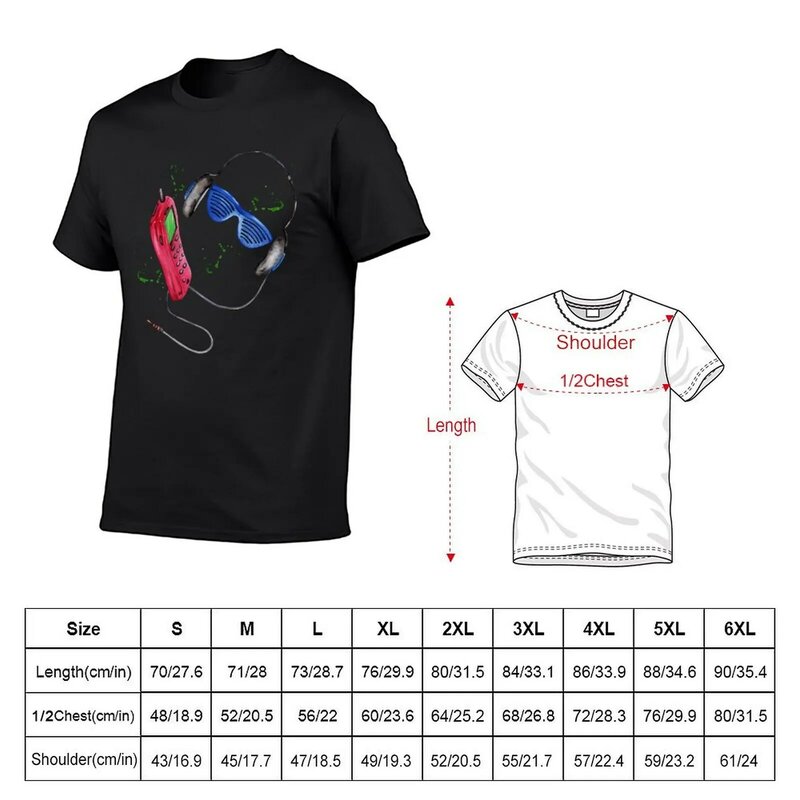 팝아트 90 년대 문화 디자인 티셔츠, 소년 백인 스포츠 팬 남성 그래픽 티셔츠, 애니메이션