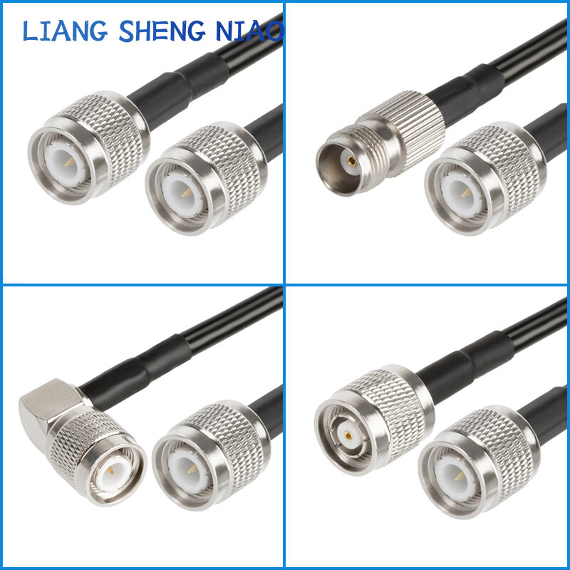 Коаксиальный кабель RG58, разъем TNC male-UHF Male Female, коаксиальный кабель Pigtail TNC to SL16 UHF male Cable line 0,2 M-30M