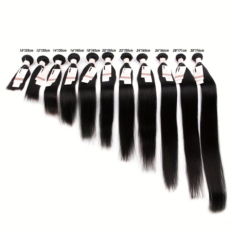 SPARK-Extension de Cheveux Humains Brésiliens Lisses, Tissage en Lot Remy, 100% Naturel, Document Noir 1B, 8-30 Pouces, 5A