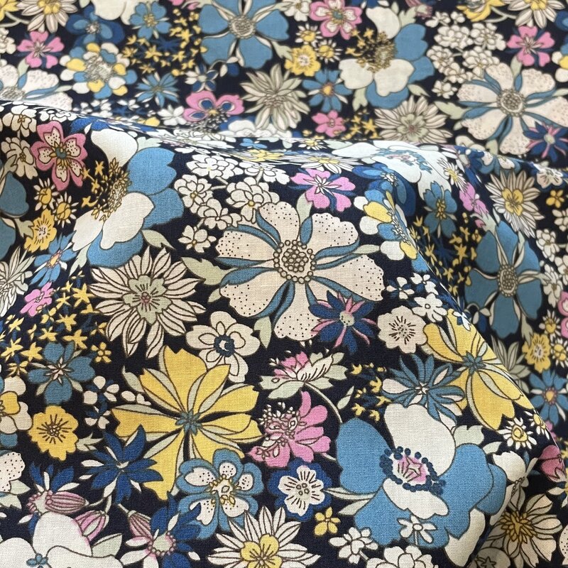 Alice Plants Flowers-tela de popelina 100% de algodón, impresión Digital para coser vestidos, faldas, diseñador para niños, 40S Like Liberty