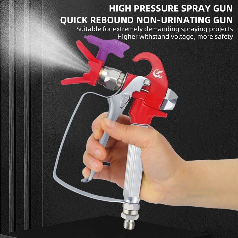 3600PSI High Pressure Airless Paint Spray Gun 517 Spray Tip & Nozzle Guard Pump Sprayer And Airless Spraying Machine