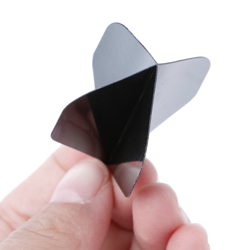 30 pçs de alta qualidade simples preto puro pet dart voos