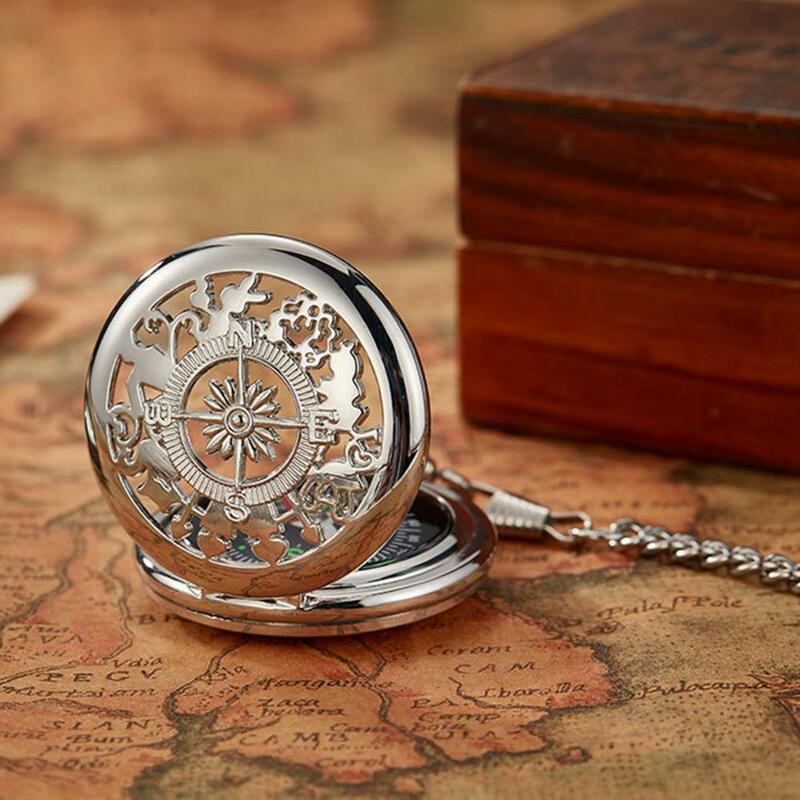 Compass Pocket Watch Vintage Waist Chain Positioning Relief Outdoor Activities Outdoor Compass Outdoor Supplies