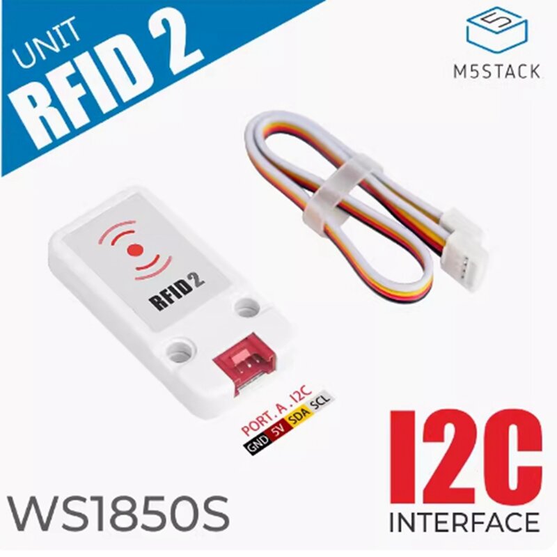 Sensor de identificación de radiofrecuencia RFID M5Stack WS1850S, frecuencia de 13,56 MHz
