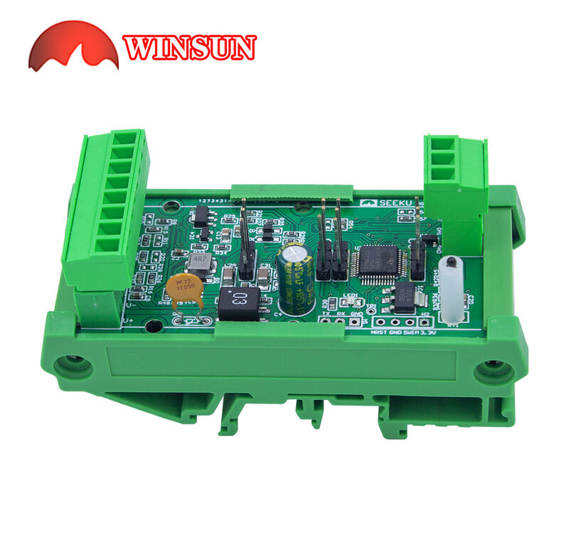 WSM03 Adquisición de temperatura tipo AD K/PT100 Entrada de termopar y salida DA de 0-10V con módulo de transmisión de tubo digital