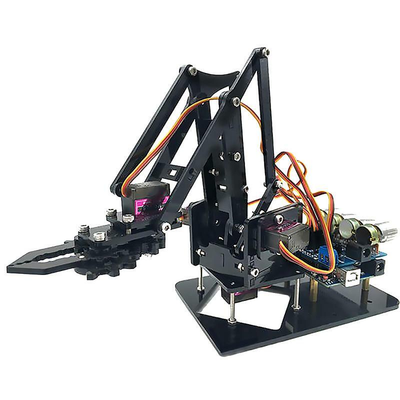 روبوت ذراع مناور مخلب عدة ، لتقوم بها بنفسك برمجة الروبوت ، سهلة التجميع ، لعبة الروبوتية ، الفتيات والفتيان ، فوق 8 سنوات