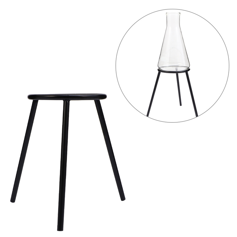2 Pcs Tripod Equipment School Chemistry Alcohol Lamp Holder Stand Alcohol Laboratory Scientific Supplies Stand Iron