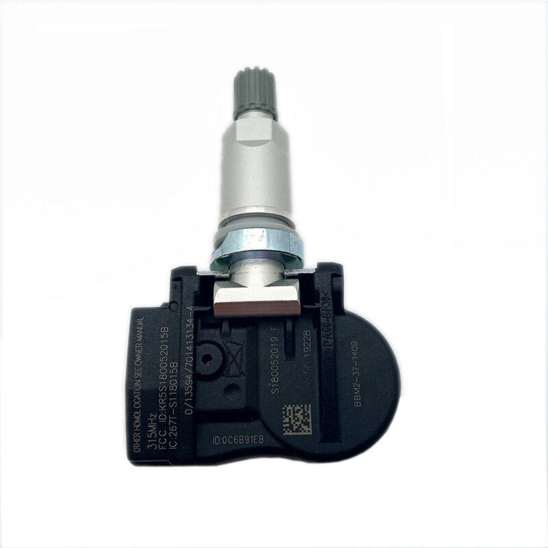 Sensor do monitor de pressão dos pneus TPMS, BBM237140B, 315Mhz, BHA437140, S180052019H para Mazda 2, 3, 5, 6, CX-3, CX-5, CX-7, CX-9, MX-5, RX-8,