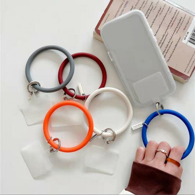 Phone Anti-lost Ring Anti-fall Universal Phone Protection Silicone Mobile Phone Cover Hanging Bracelet Phone Accessories