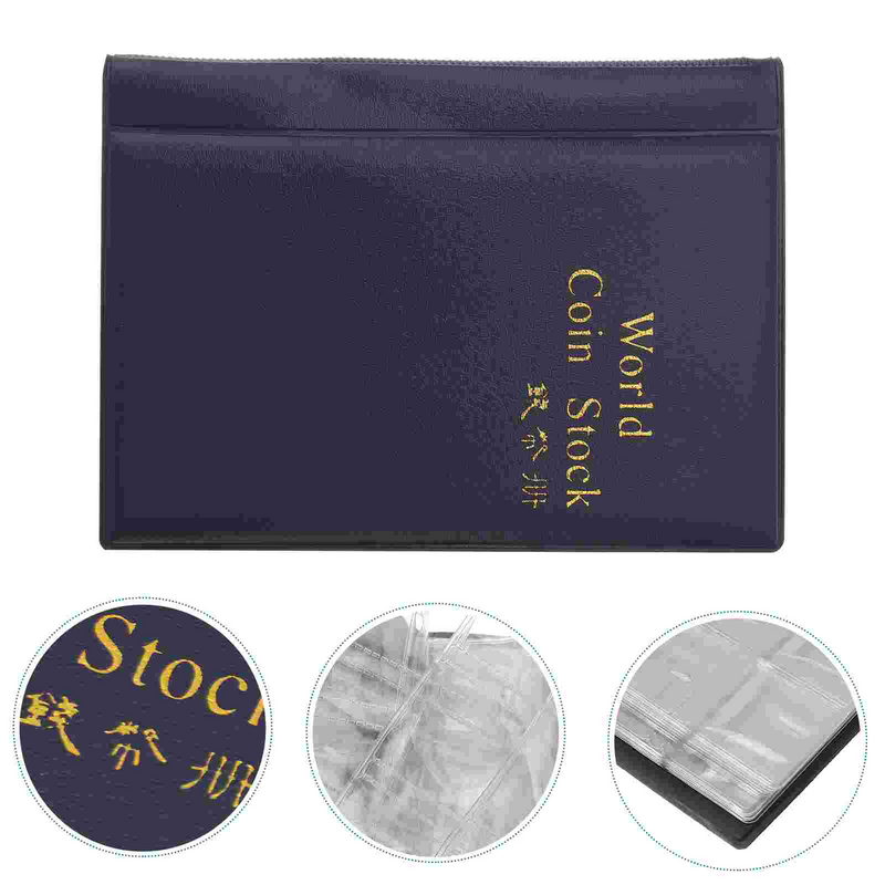 กระเป๋าใส่เหรียญสไตล์แฟชั่นสุดฮอตกระเป๋าจัดระเบียบสมุดเก็บเงินอัลบั้มสำหรับเก็บเหรียญเหรียญขนาดเล็ก